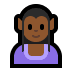 🧝🏾‍♀️ woman elf: medium-dark skin tone display on Windows